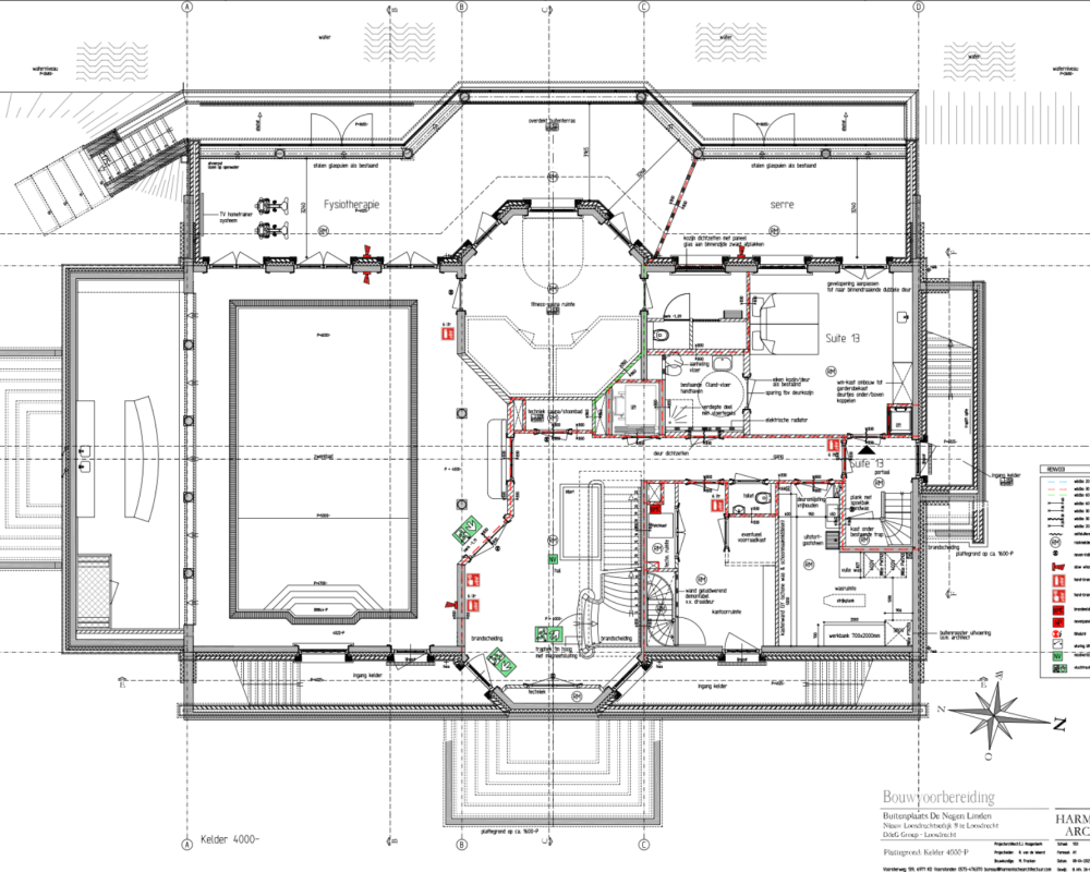 Plattegrond de Negen Linden souterrain